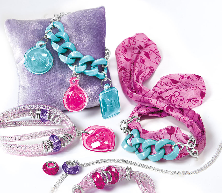 Crazy Chic Kreiraj romantične narukvice Clementoni 15133 - detalj