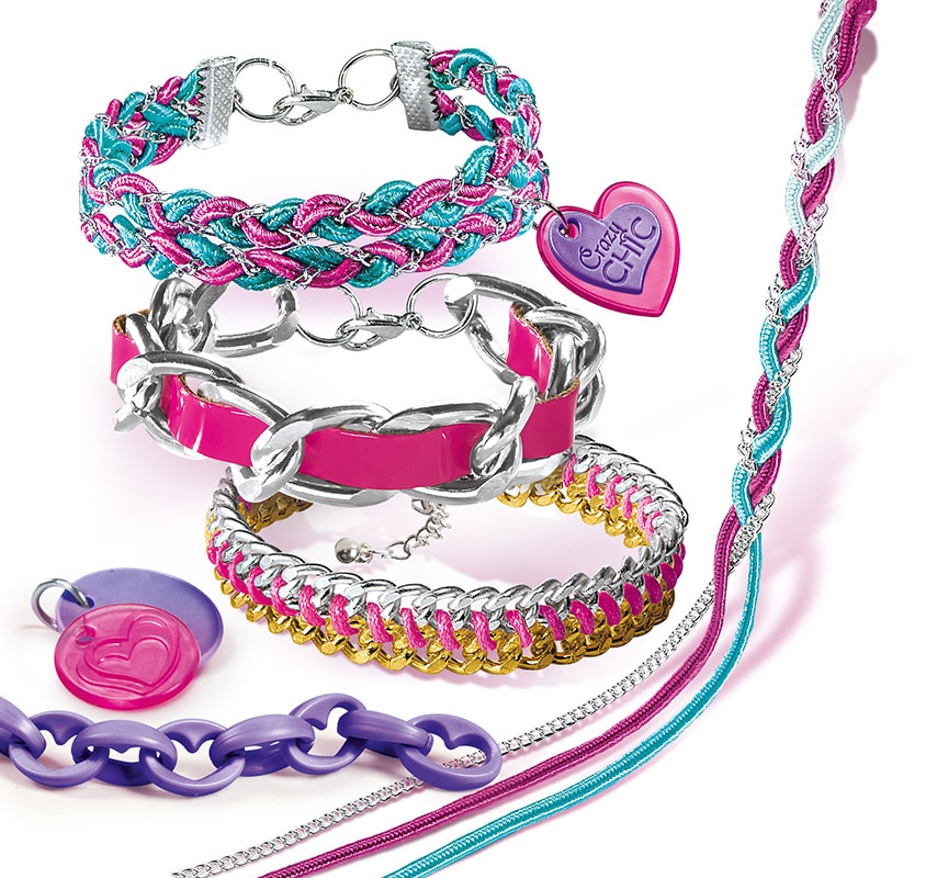 Crazy Chic Kreiraj rokerske narukvice Clementoni 15134 - detalj