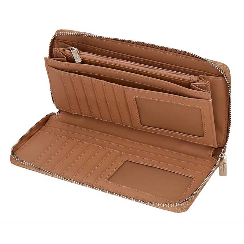 Pepe Jeans Novčanik 19cm Megan camel 77285 - detalj