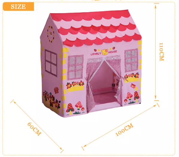 Kućica Šator za decu Roze 873012 - detalj