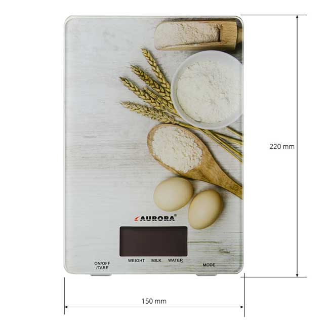 Digitalna kuhinjska vaga Aurora AU4301 - detalj