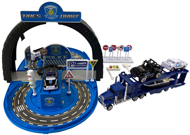 Igračka za decu 2 u 1 Policijska stanica POLICIJA Staza E06000299 3831000302996 - detalj