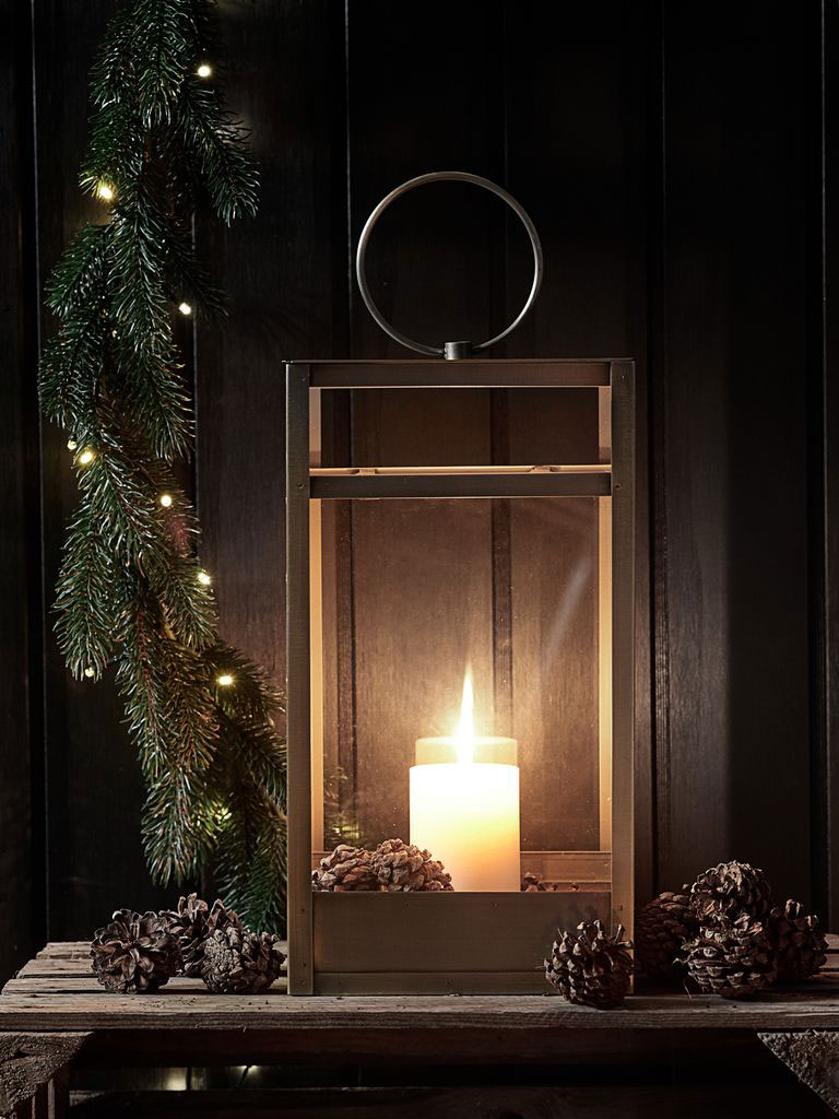 Fenjer Metal - Staklo 20 x 20 x 47 cm - detalj