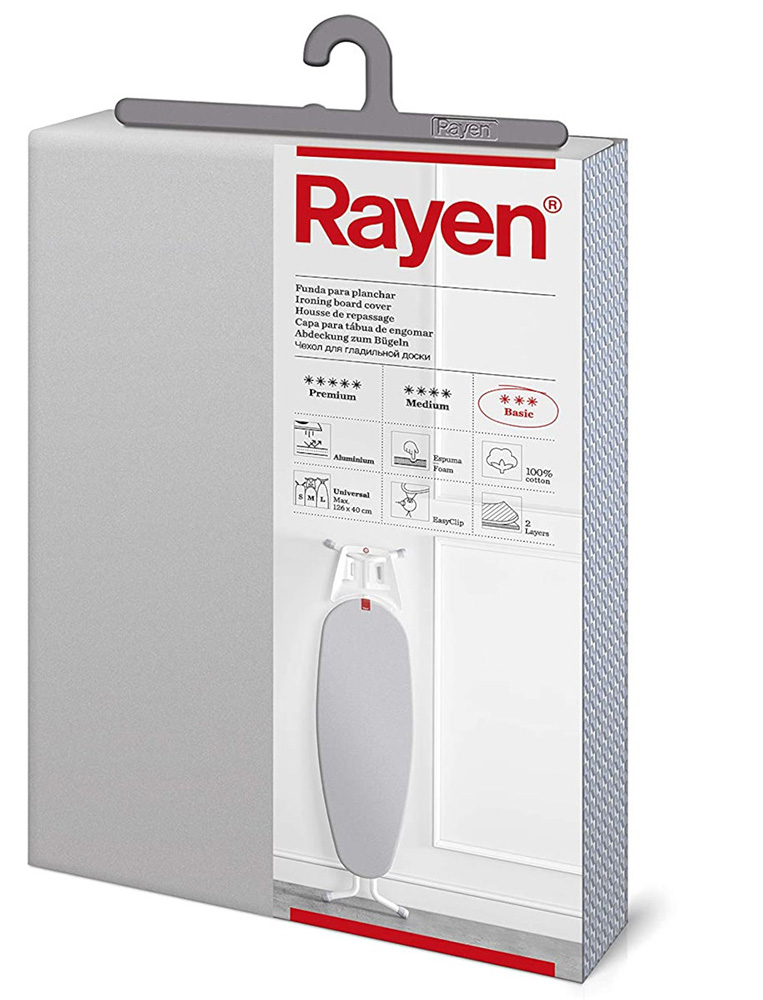 Rayen navlaka za dasku za peglanje siva - detalj