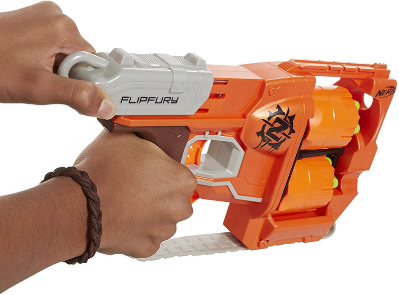 NERF Pištolj sa municijom ZOMBIE STRIKE Flipfury A9603 - detalj