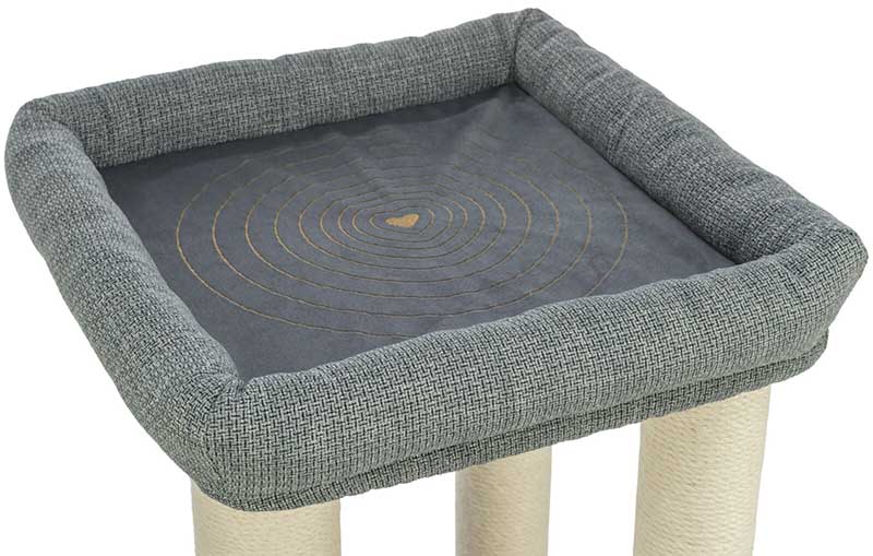 Grebalica sa kućicom za mačke 86cm Viviana grey Trixie 44475 - detalj