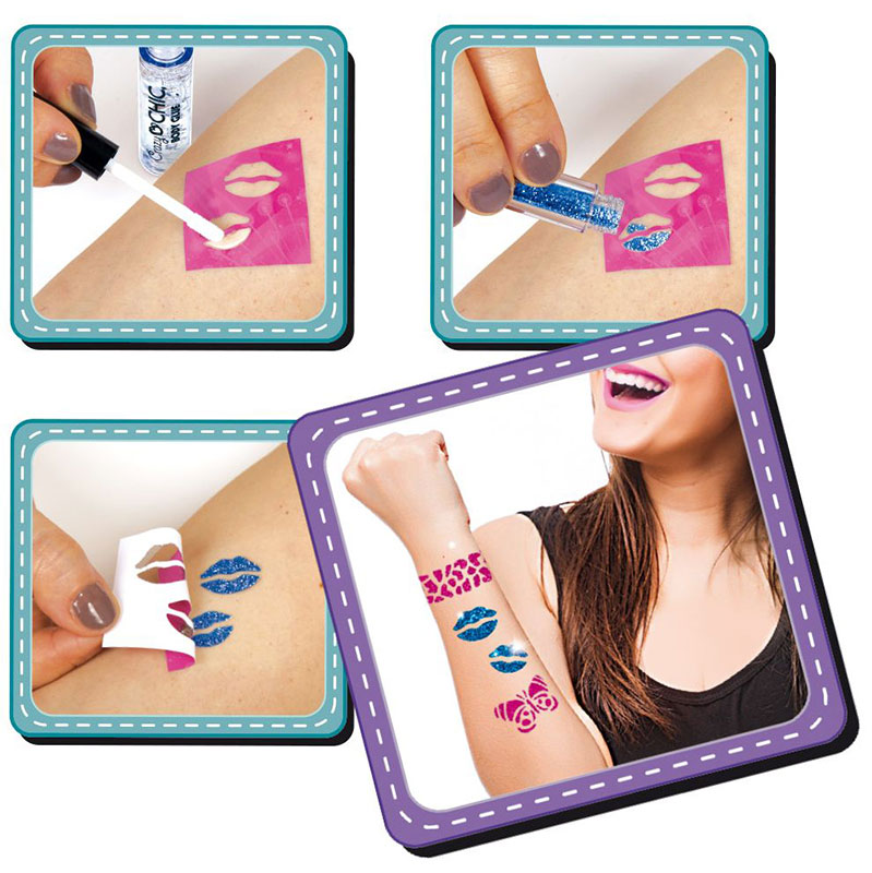 CLEMENTONI Crazy Chic Set za tetovaže TATOO CL15316 - detalj