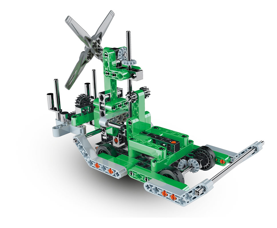 CLEMENTONI Science and Play MECHANICS Mehanika HELIKOPTER i AIRBOAT CL75032 - detalj