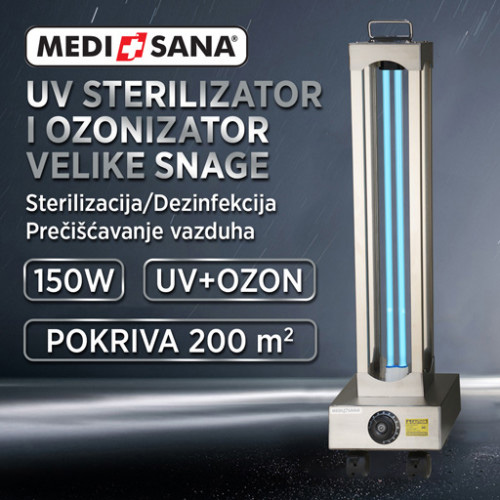 Medisana UV i ozon germicidni sterilizator i ozonizator PRO +zaštitne naočare - detalj