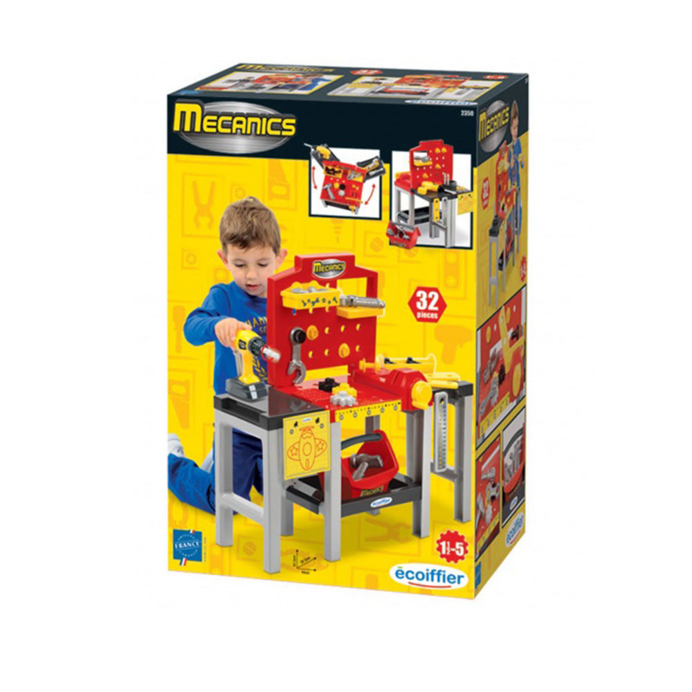 ECOIFFIER Mecanics - Radionica sa alatom 32 dela Role-play SM002350 - detalj