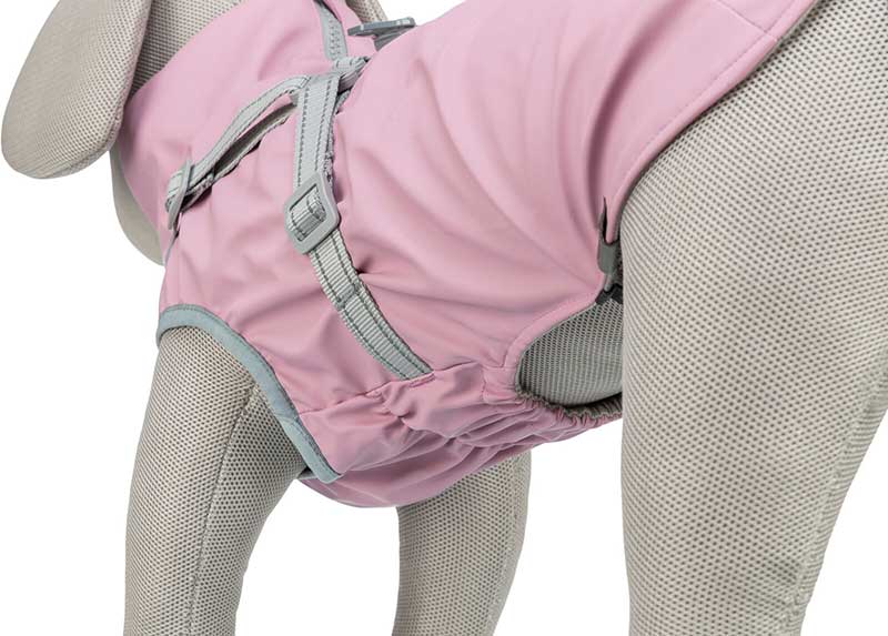 Odelo sa integrisanim amom za pse leđa 30cm Pontis pink 6801902 - detalj