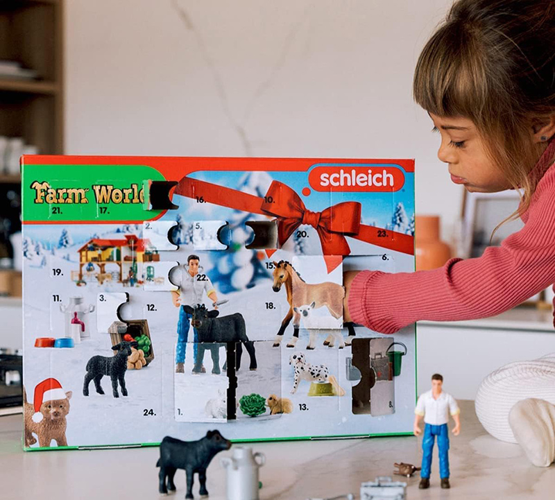 Schleich® figure Domaće životinje Božićni kalendar 98643 - detalj