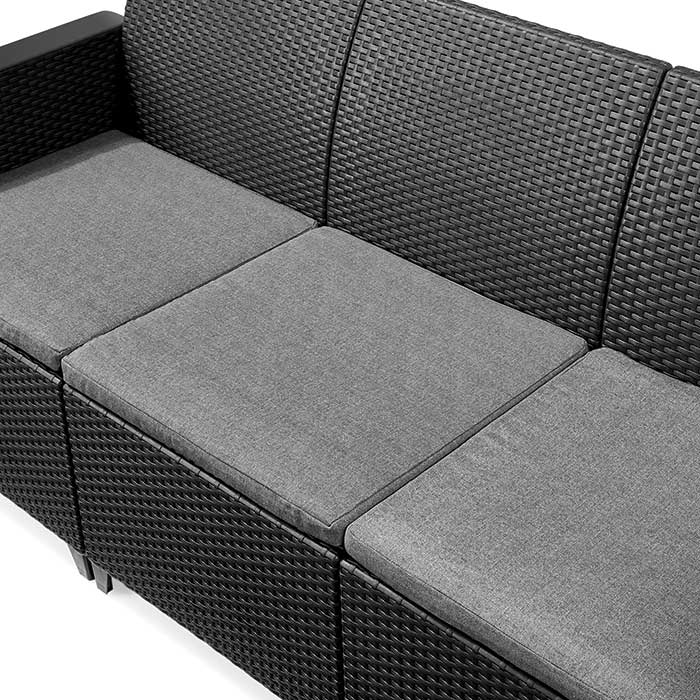 Baštenska garnitura Emma 3 seater Graphite 246145 - detalj