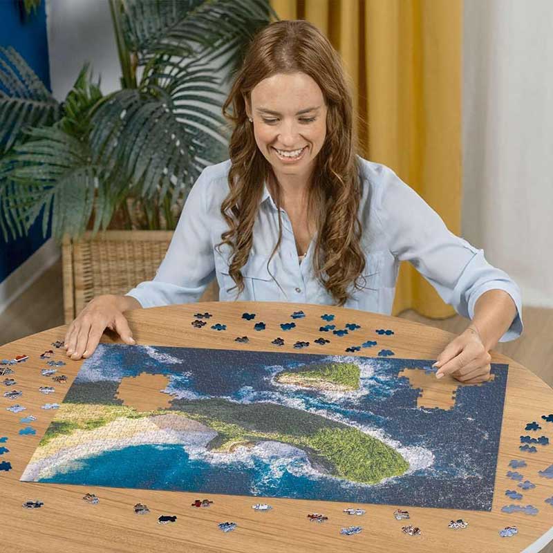 Puzzle slagalica 1000 delova Lepa ostrva Indonezija Ravensburger 12000156 - detalj