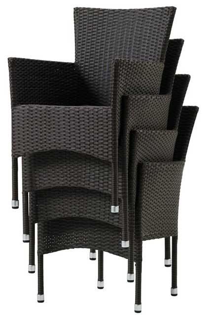 Baštenska stolica Orso Black - detalj