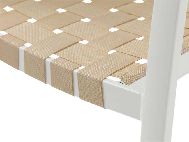 Baštenska stolica Yrdwall White - detalj