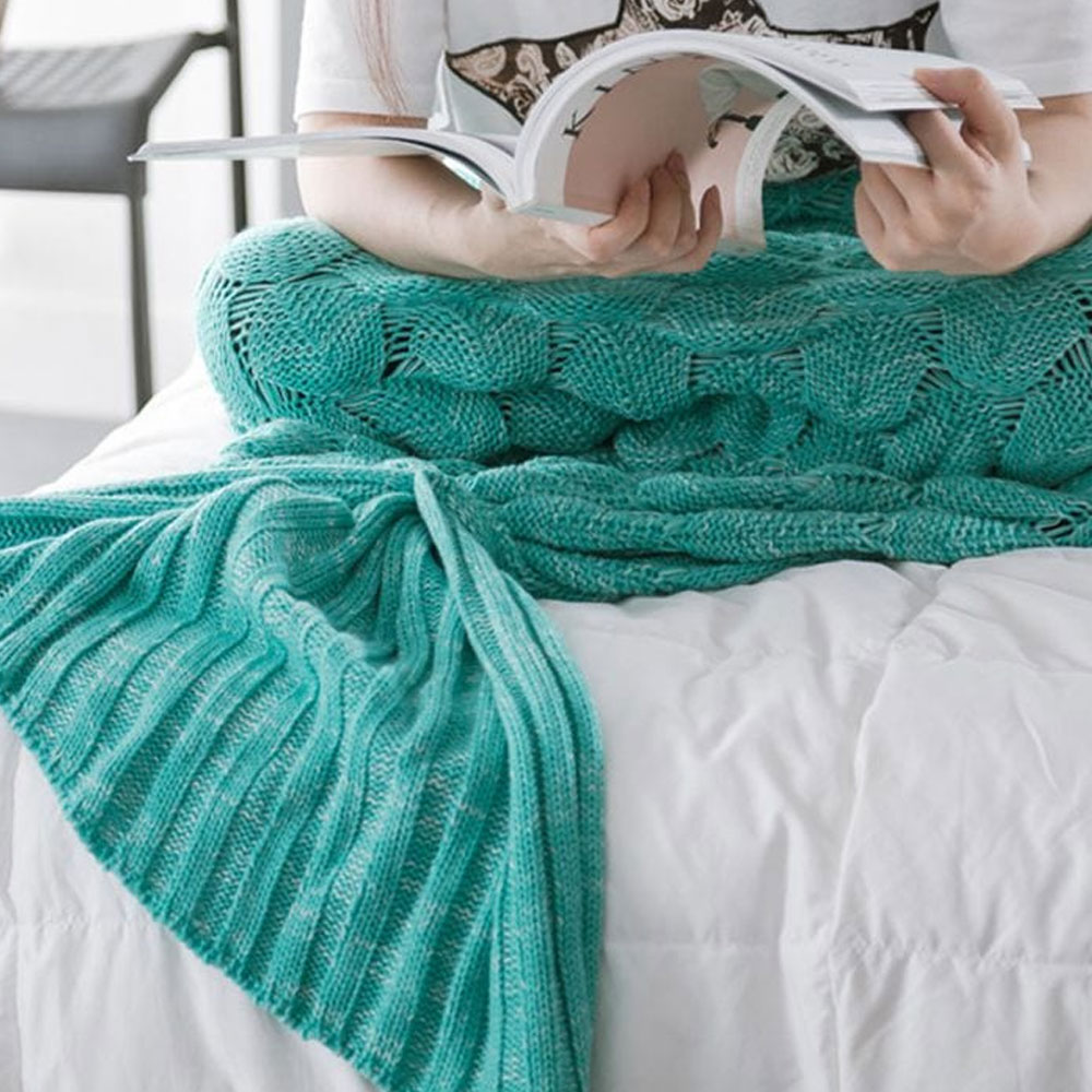 Sirena ćebe zeleno - detalj