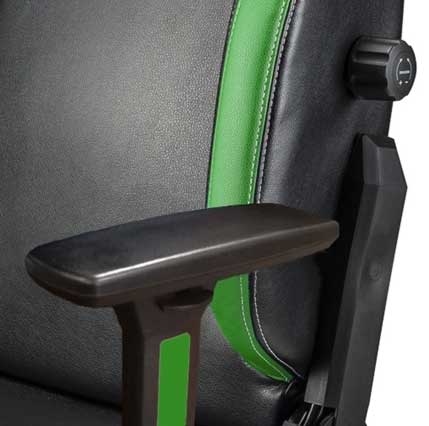 Gejmerska stolica Sparco Icon Crno-zelena 00998NRVD - detalj