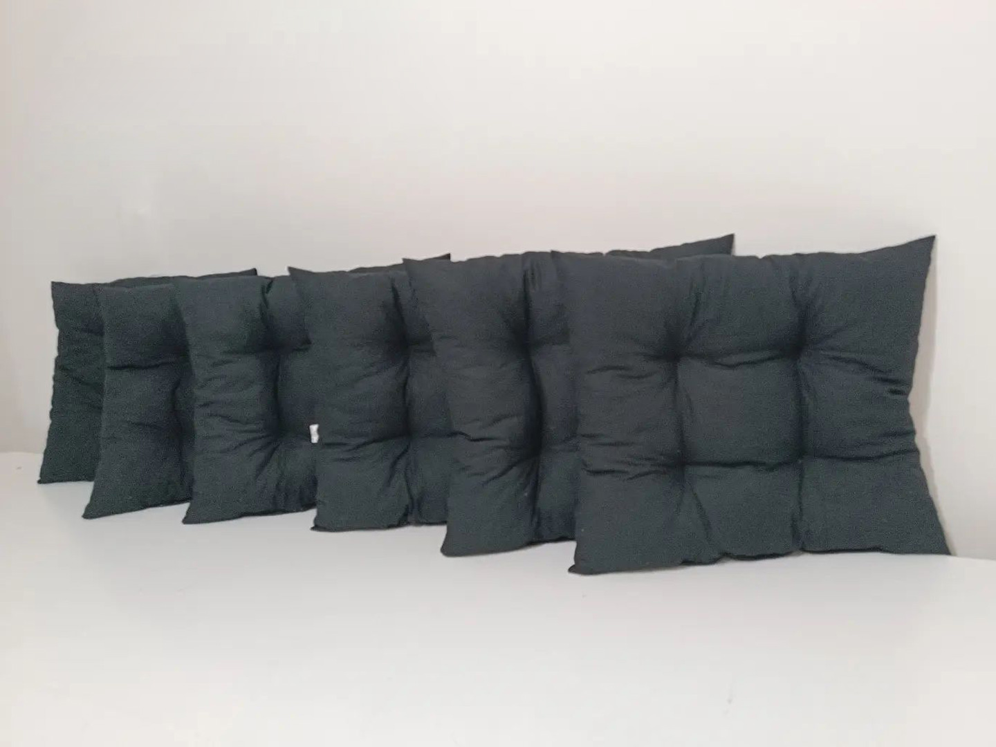 Pamučni Podmetač Za Stolicu 50 x 50 cm Black - detalj