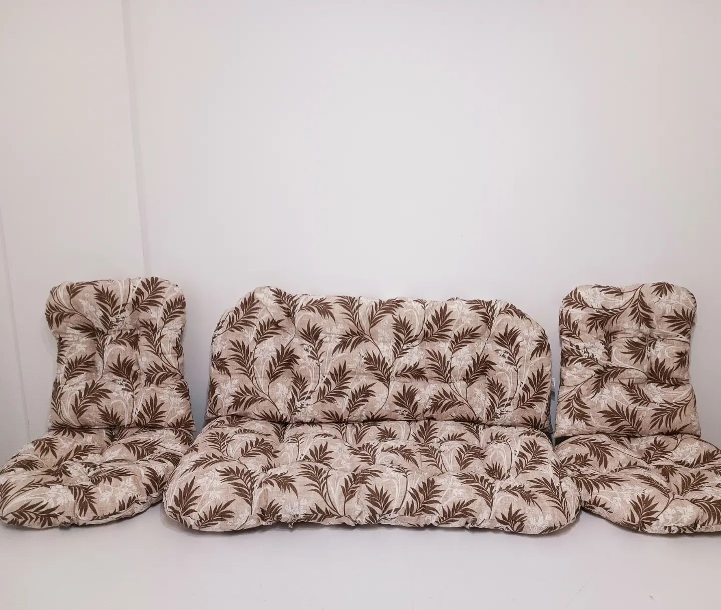 Jastuci za bambus ratan garnituru Bahama FLORA Brown - detalj