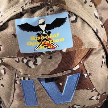 Hama školski ranac Camouflage Brown - detalj