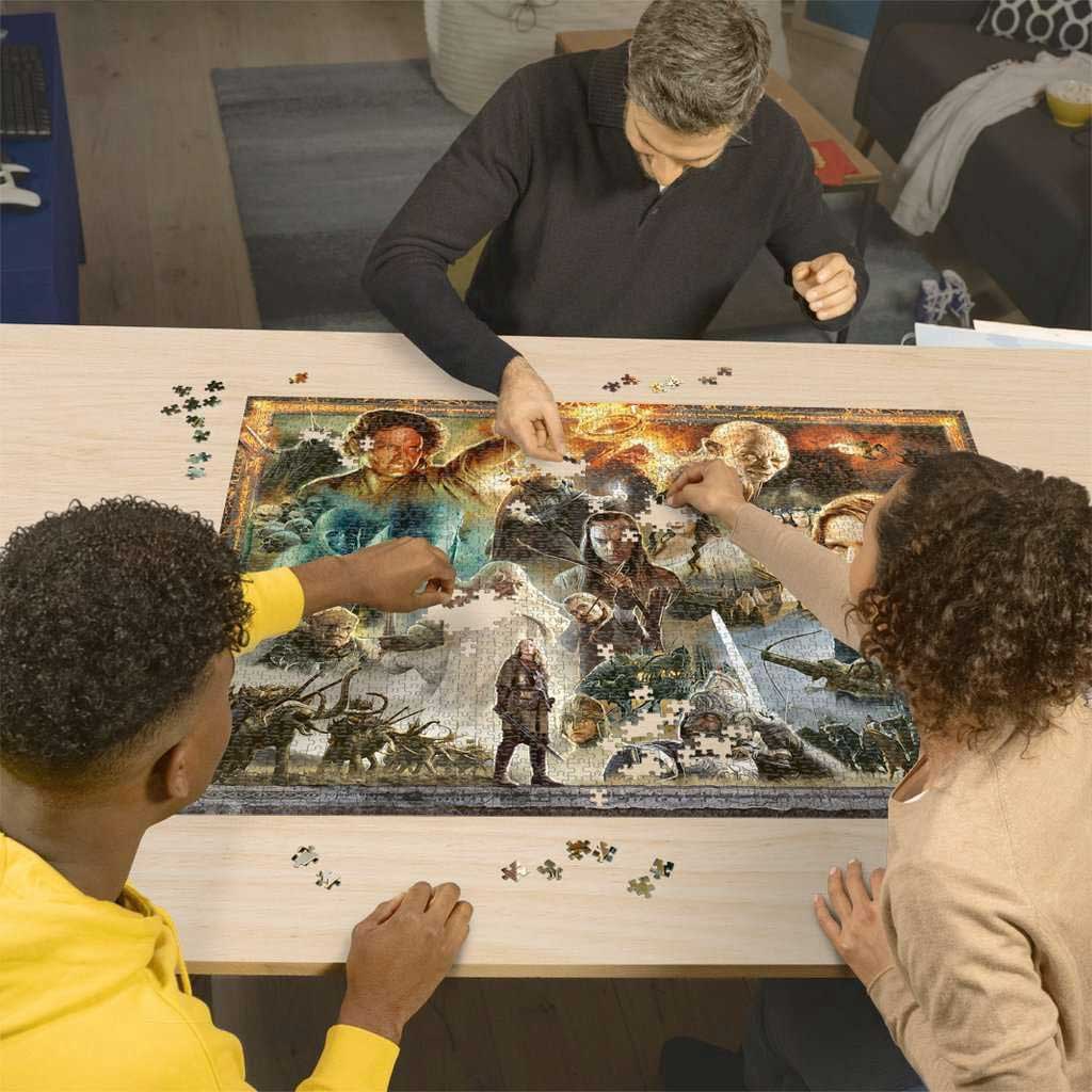 Puzzle slagalica 2000 delova Gospodar prstenova Ravensburger 17293 - detalj