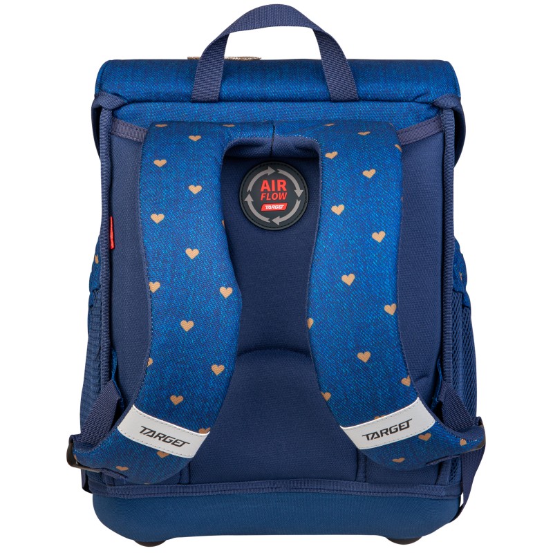 Target školski ranac sa magnetnim zatvaranjem GT Twist Denim Romance - detalj