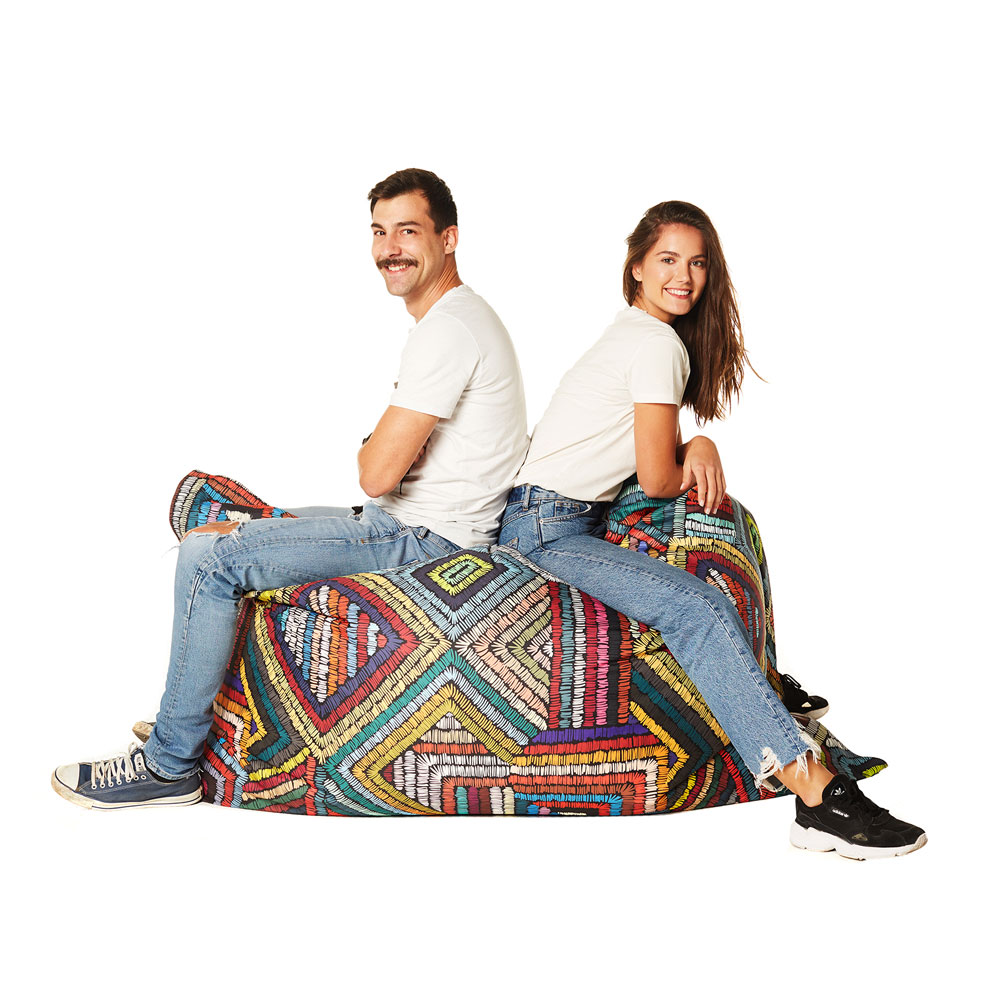 Lazy bag fotelja XXL Boho - detalj