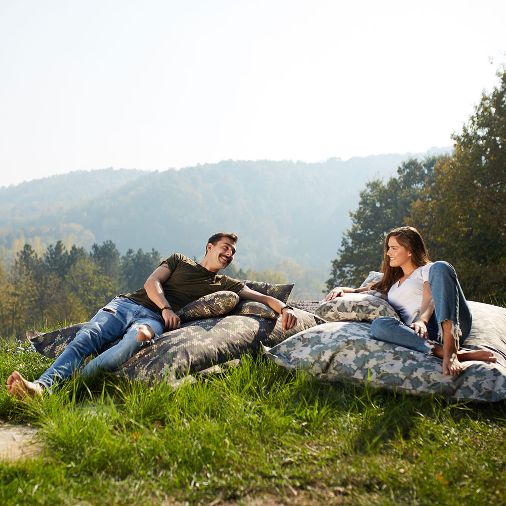 Lazy bag fotelja XXL Camo Pixel - detalj