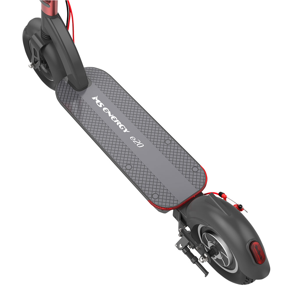Sklopivi električni trotinet MS Energy e20 tamno sivi - detalj