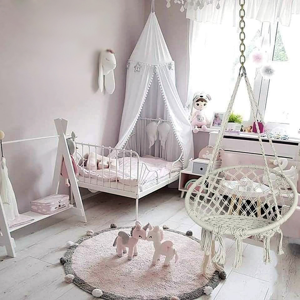 Makrame viseća ljuljaška Eburnean - detalj