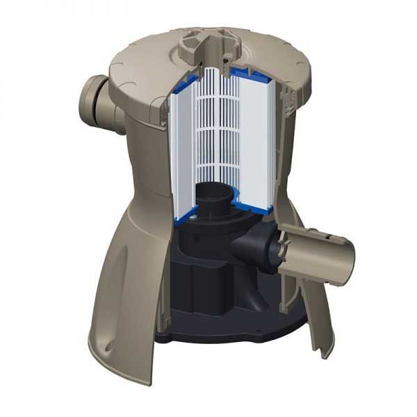 Okrugli bazen sa metalnim ramom 488x122cm Summer Waves Rattan Set - detalj