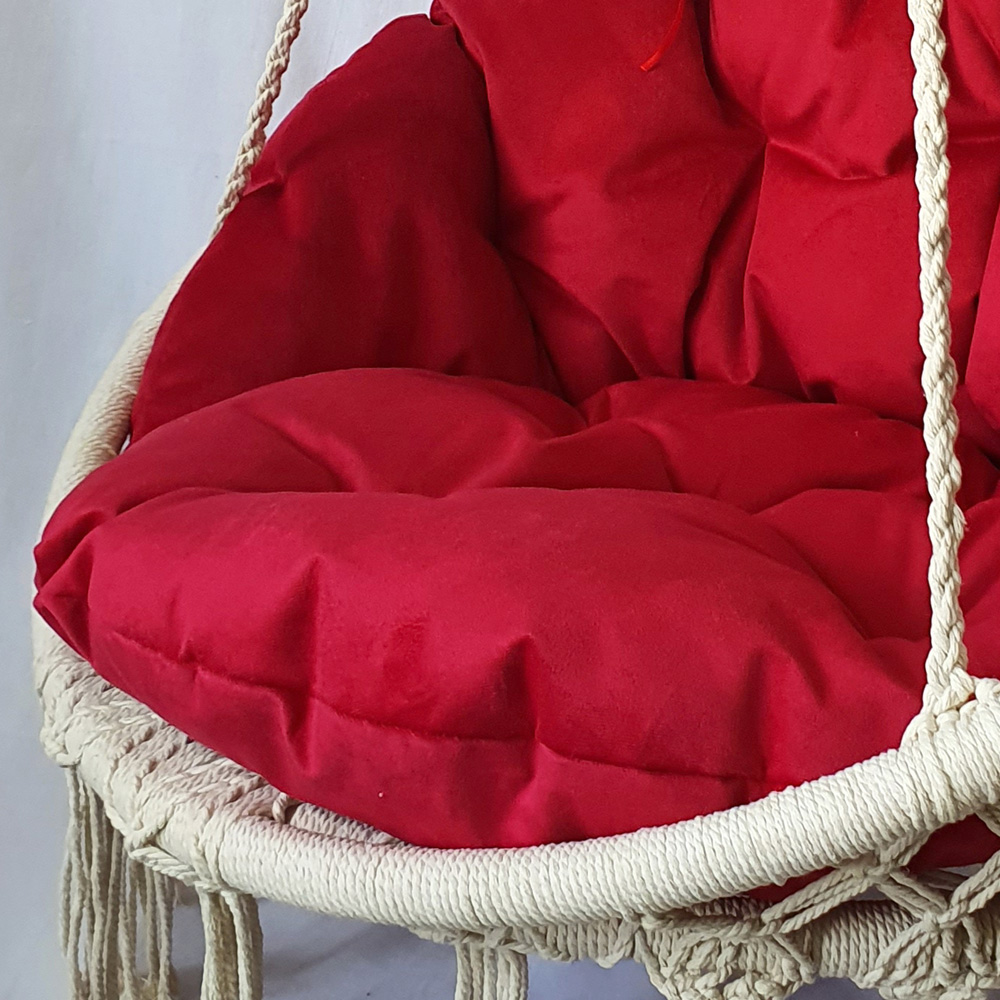 Jastuk za makrame ljuljašku - Ruby - detalj