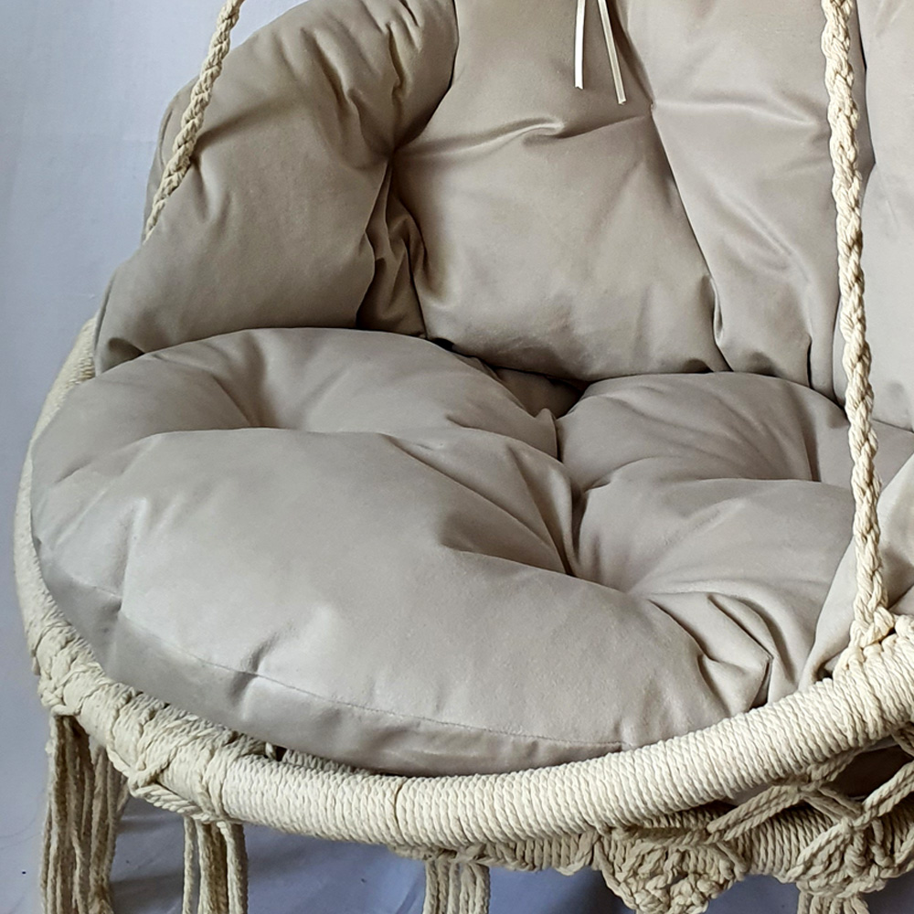 Jastuk za makrame ljuljašku - Wild Sand - detalj