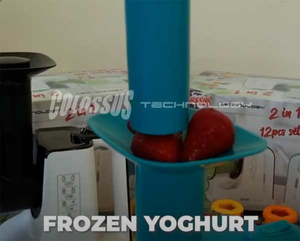 Kuhinjska seckalica sa dodatkom za pravljenje sladoleda CSS-5424 - detalj