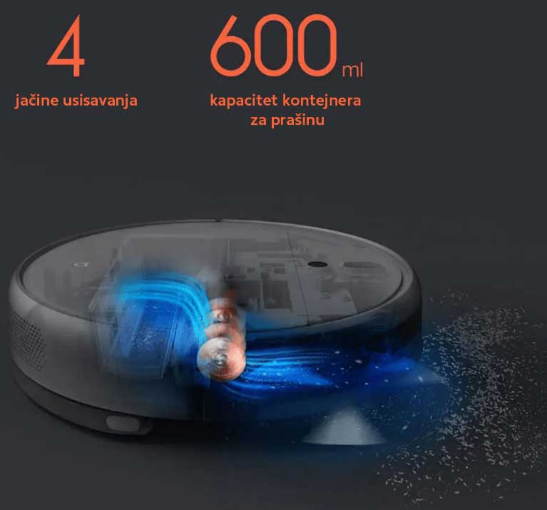 Xiaomi Mi robot usisivač MOP 1C EU - detalj