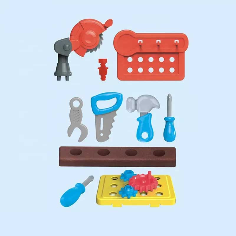 Dečiji set za igru 2u1 Kofer i radionica - detalj