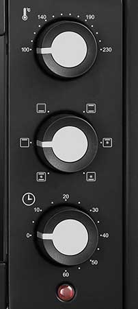 Električna mini rerna sa ventilatorom 20L Ardes AR6222PB - detalj