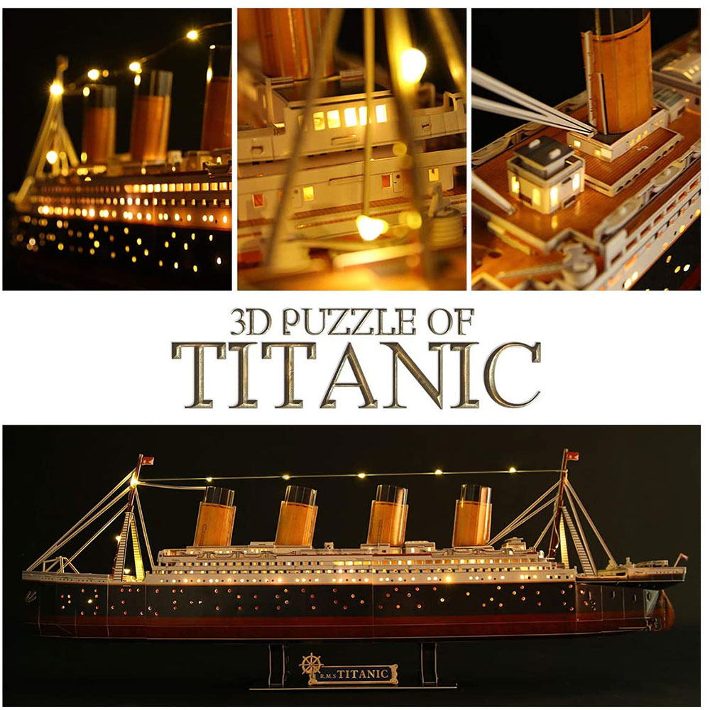 CUBIC FUN Maketa broda Titanic LED L521h - detalj