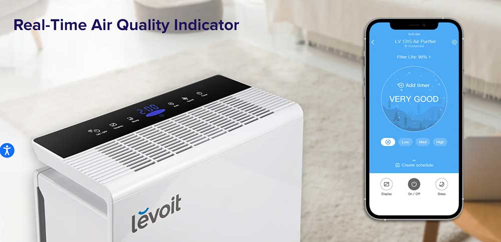 Prečišćivač Vazduha Levoit LV-H131S Pametni True HEPA - detalj