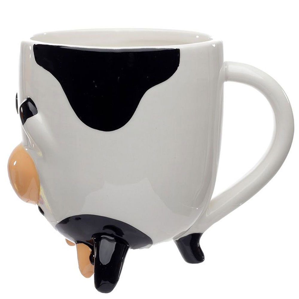 3D šolja sa tacnom Kravica - detalj