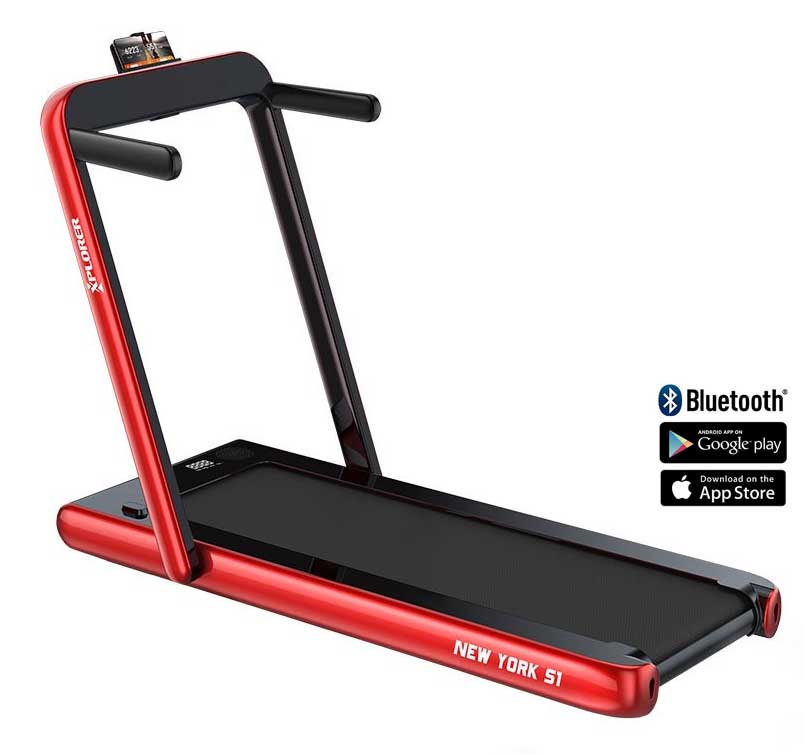 Sklopiva motorna traka za hodanje i trčanje Xplorer New York S1 Red - pogled 4