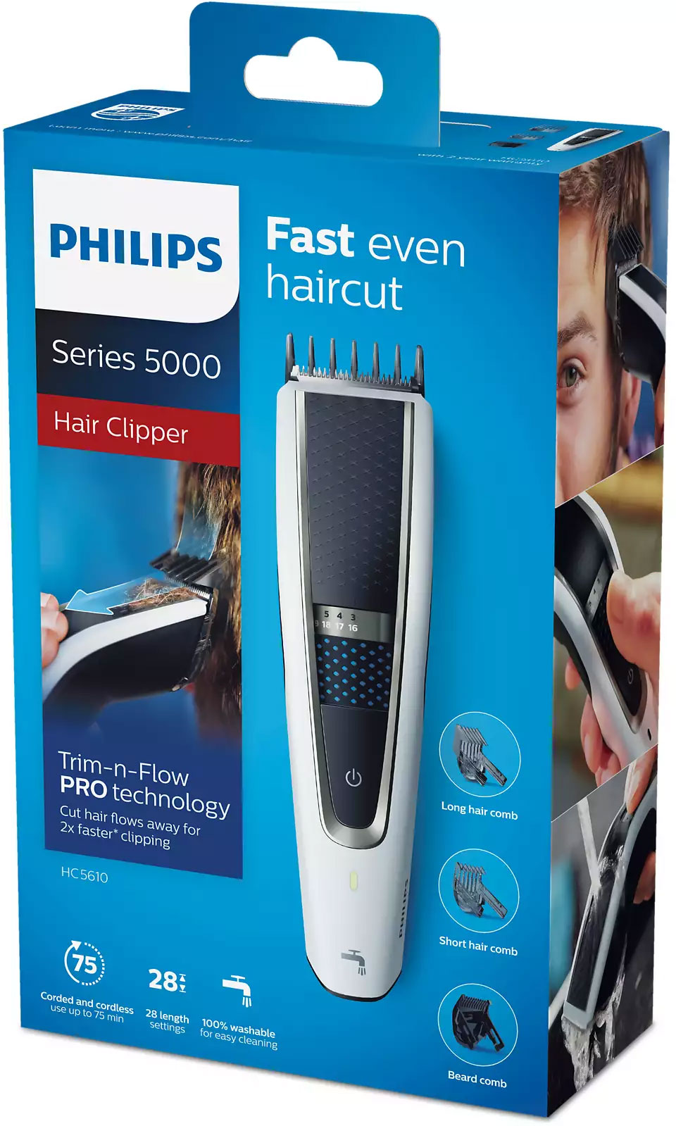 Aparat za šišanje koji može da se pere Philips Hairclipper serije 5000 HC5610/15 - pogled 4
