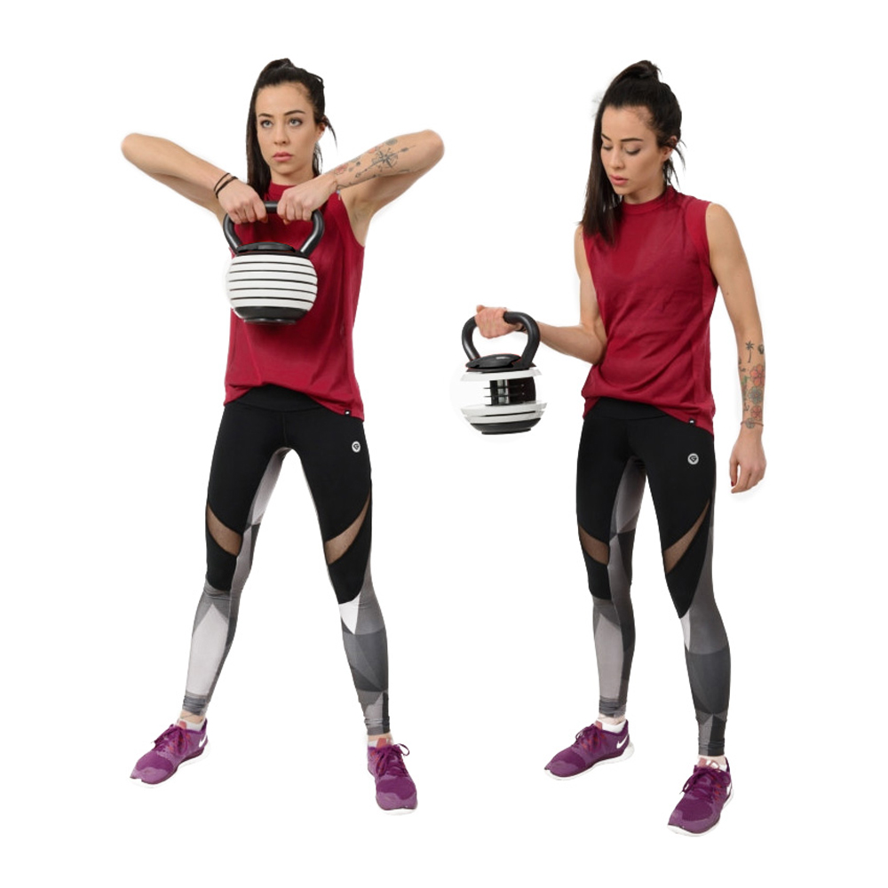 Podesivi Kettlebell set tegova za vežbanje - pogled 4
