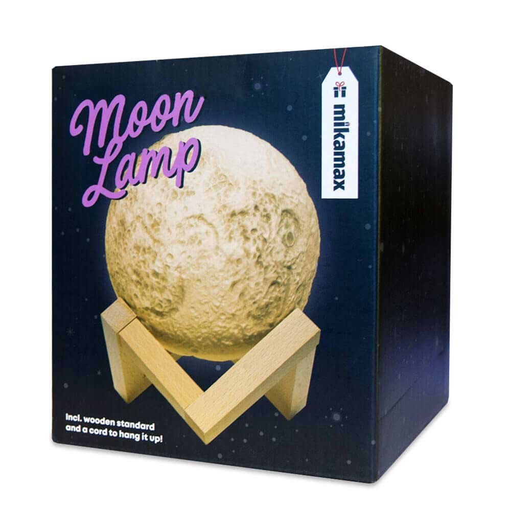 LED Lampa 3D Mesec - 3 Boje Svetla - pogled 4