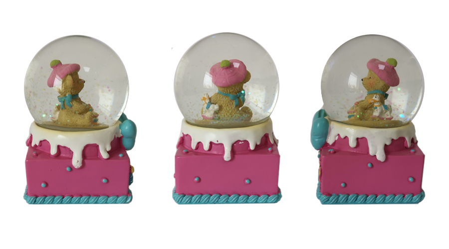 Rodjendanska glitter kugla sa medom Happy Birthday - pogled 4