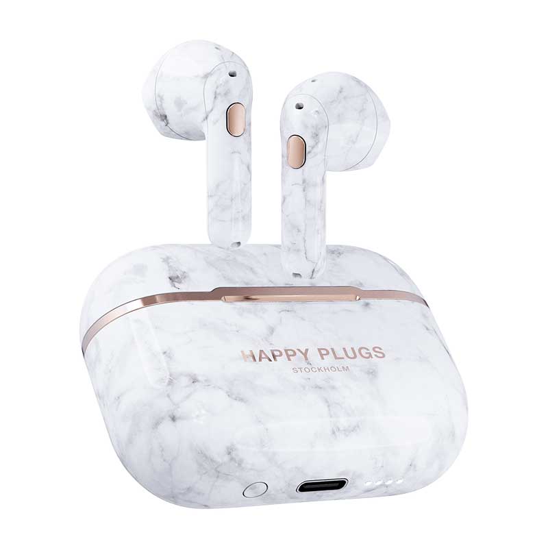 Happy Plugs HOPE WHITE MARBLE - Bluetooth Slušalice - pogled 4