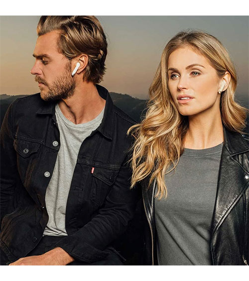 Happy Plugs Stockholm Air 1 Plus In-Ear Pink Gold True Wireless Bežične Slušalice - pogled 4