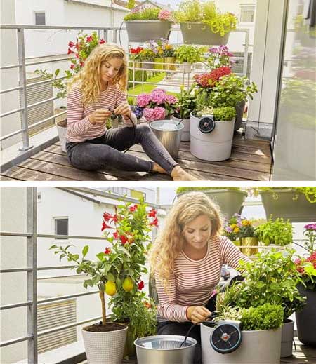 Solarni sistem za zalivanje do 20 saksija sa biljkama Gardena AquaBloom - pogled 4