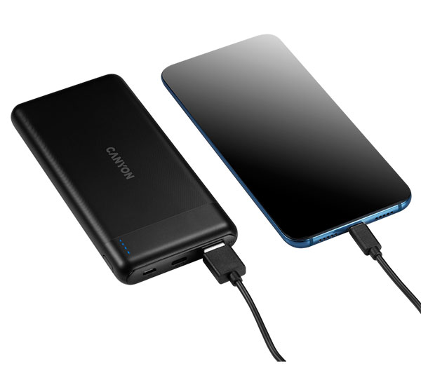 CANYON PB-107 Quick Charge Power Bank baterija 10000mAh punjač mobilnih telefona - pogled 4